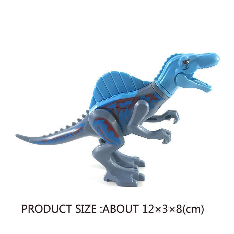 MG1058 lego dinosaur Spinosaurus 12*3*8CM Jurassic World minifigures juguetes mini toys building blocks sets Toys for kids