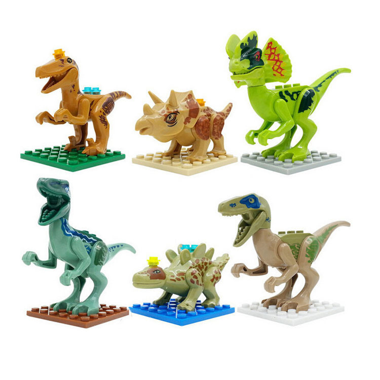 T354  SL  Little Dinosaur Minifigures Juguetes Mini Toys Building Blocks Sets Toys For Kids