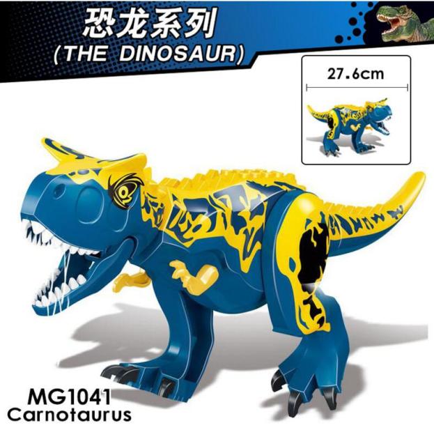 MG1041 lego dinosaur big tyrannosaurus rex 27.6CM Jurassic World minifigures juguetes mini toys building blocks sets Toys for kids