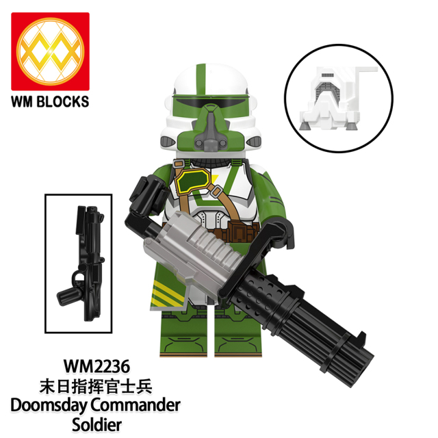 WM6125 Star Wars Doomsday Commander Soldier Doom Mini Figures Juguetes Building Blocks Sets Toys For Kids