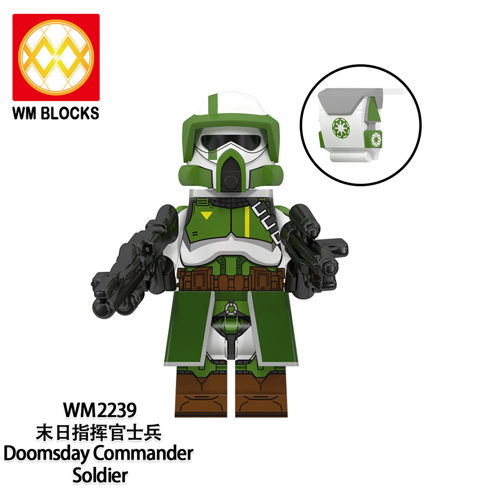 WM6125 Star Wars Doomsday Commander Soldier Doom Mini Figures Juguetes Building Blocks Sets Toys For Kids