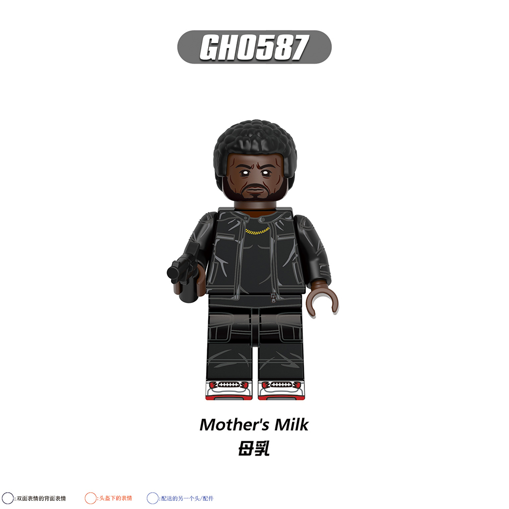 G0174 DC Marvel superhero The Homelander Frenchi Billy Butcher Hughie Campbell Mother's Milk Ryan Kimiko mini figures juguetes mini toys building blocks sets Toys for kids