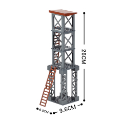 MOC0080-6 Lego WW2 military Watchtower Weapon gun war toys soldiers army building blocks sets Toys for kids