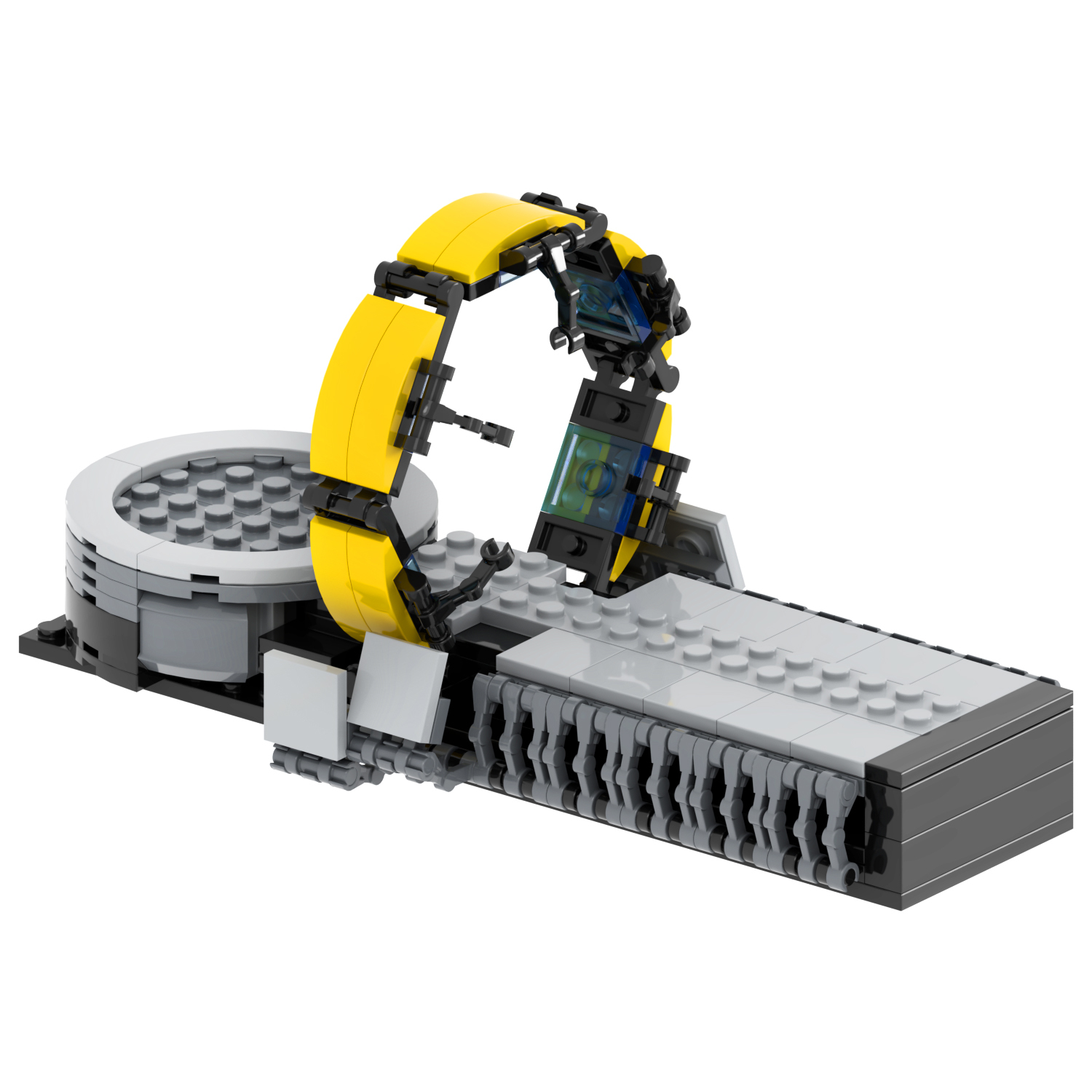 MOC1051 Movie Series 207Pcs Compatible With Tony Stark Suit-Up Gantry Bricks DIY Building Blocks Gifts Toys For Children