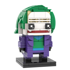 MOC7178 Joker Jack Napier 161Pcs Square Head Bricks DC Comics Super Heroes Character Model Action Building Blocks Kids Gift Toys