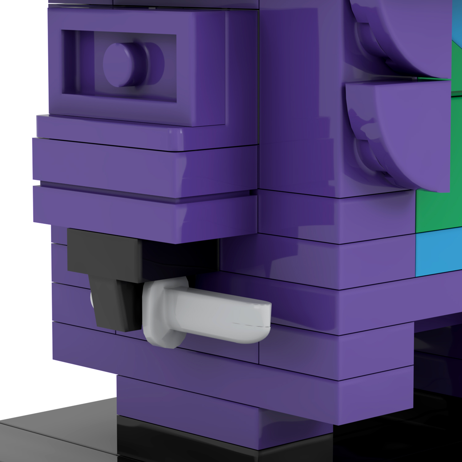 MOC7178 Joker Jack Napier 161Pcs Square Head Bricks DC Comics Super Heroes Character Model Action Building Blocks Kids Gift Toys