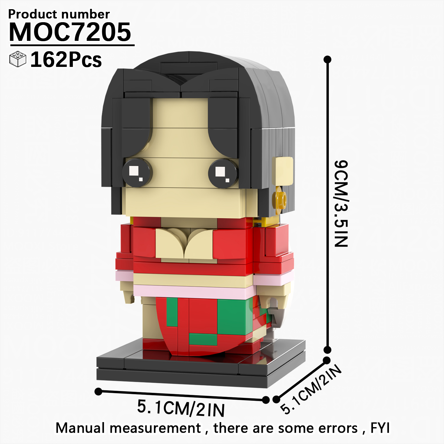 MOC7205 Japanese One Piece Boa Hancock Character Juguetes Set Figures Building Blocks Amessble Model Educational Anime Kids Gift Toys