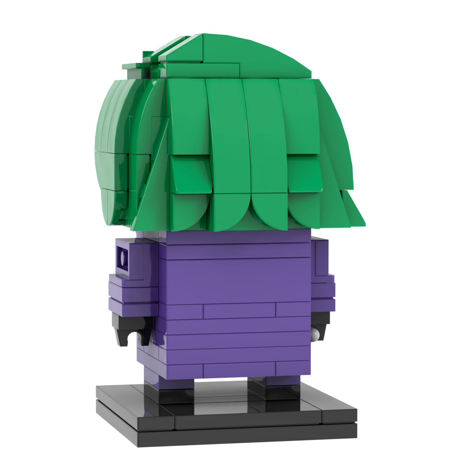 MOC7178 Joker Jack Napier 161Pcs Square Head Bricks DC Comics Super Heroes Character Model Action Building Blocks Kids Gift Toys
