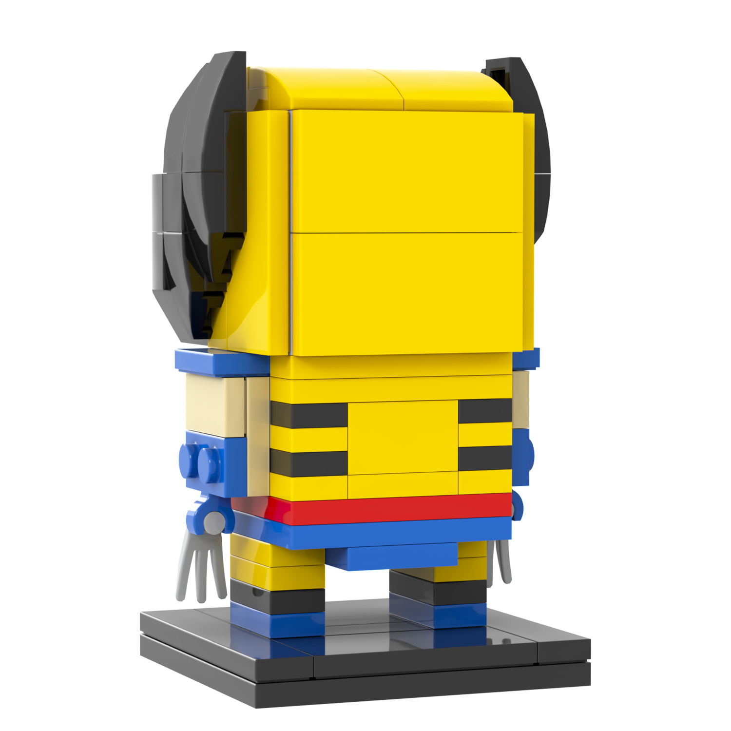 MOC7170 Marvel Super Heroes Wolverine 128Pcs Head Bricks Logan X-men Series Action Model DIY Building Blocks Children Gift Toys