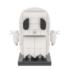 MOC1068 BrickheadZ 112PCS Horror Movie Ghost Model MOC Building Blocks DIY Toys For Kids Halloween Gift