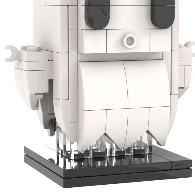 MOC1068 BrickheadZ 112PCS Horror Movie Ghost Model MOC Building Blocks DIY Toys For Kids Halloween Gift