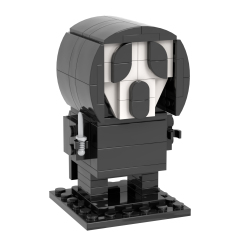MOC1069 BrickheadZ 104PCS Horror Movie Scream Model MOC Building Blocks DIY Toys For Kids Halloween Gift