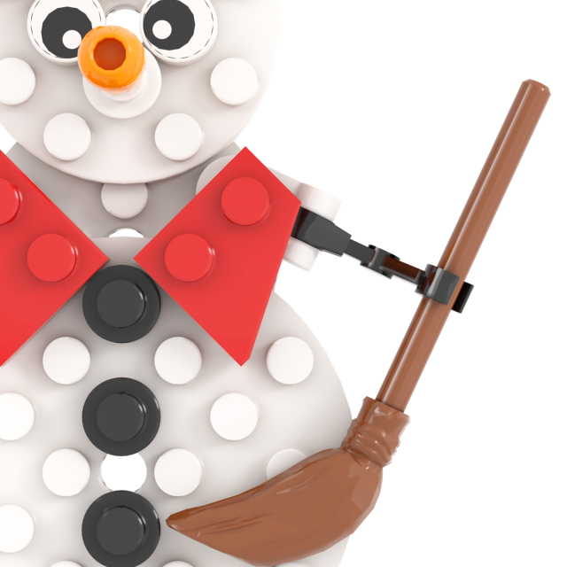 MOC1080 Christmas 20Pcs MOOXI Bricks Festival Snowman Girl Pendant diy Building Blocks Educational Kids Toys For Christmas Gifts