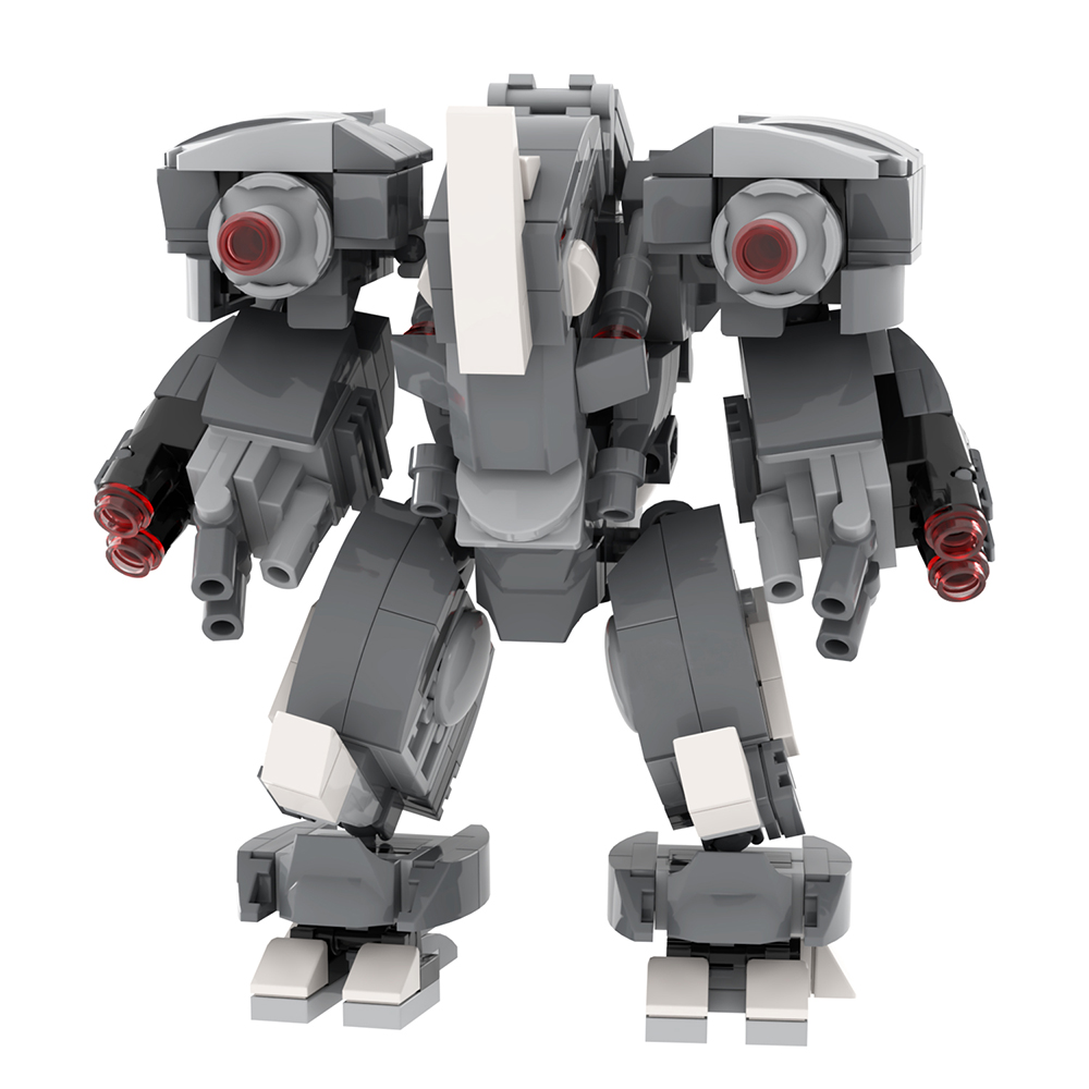 MOC1103 Rhinoceros Mecha 319 Pcs Bricks Robot Cartoon Movie Creative ...