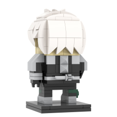 MOC7255 Reno Ichikawa 178Pcs Kaiju No.8 Japanese Anime Character Square Head Bricks Educational Plastic Building Blocks Kids Gift Toys
