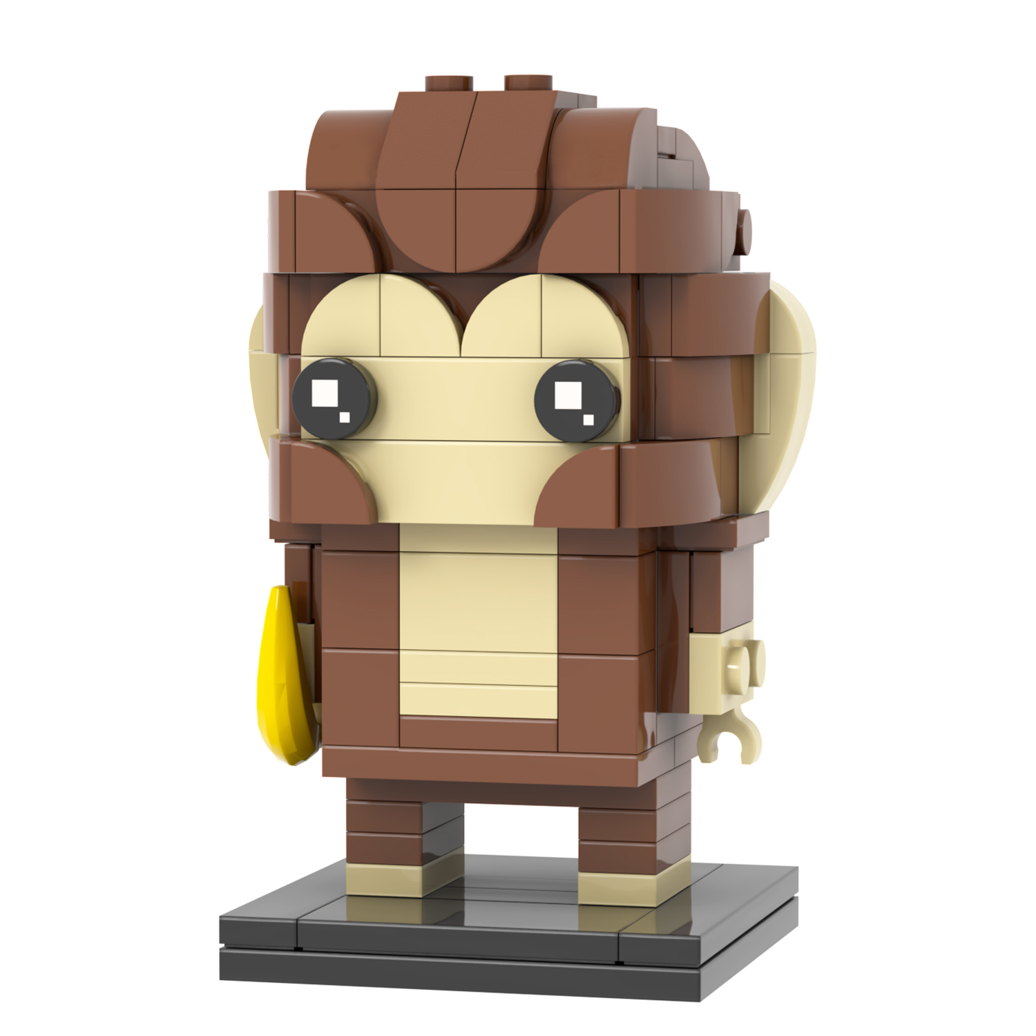 MOC7221 MOOXI Animal Series 164Pcs MOC Bricks Monkey BrickHeadsed Building Blocks Kids Educational Toys For Children Birthday Gift