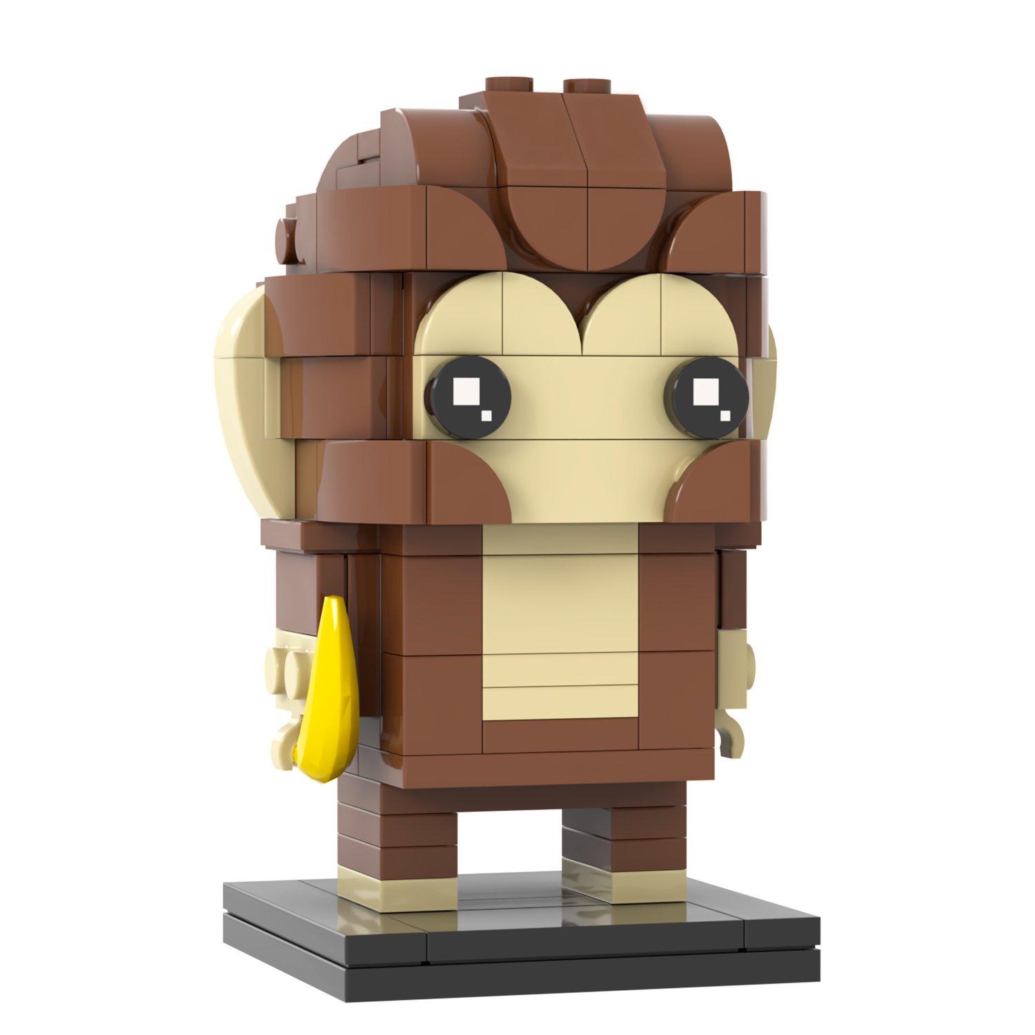 MOC7221 MOOXI Animal Series 164Pcs MOC Bricks Monkey BrickHeadsed Building Blocks Kids Educational Toys For Children Birthday Gift