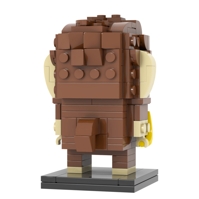 MOC7221 MOOXI Animal Series 164Pcs MOC Bricks Monkey BrickHeadsed Building Blocks Kids Educational Toys For Children Birthday Gift