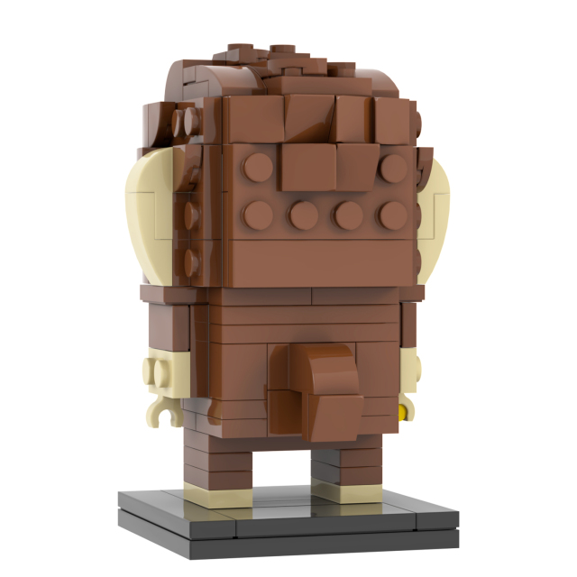 MOC7221 MOOXI Animal Series 164Pcs MOC Bricks Monkey BrickHeadsed Building Blocks Kids Educational Toys For Children Birthday Gift