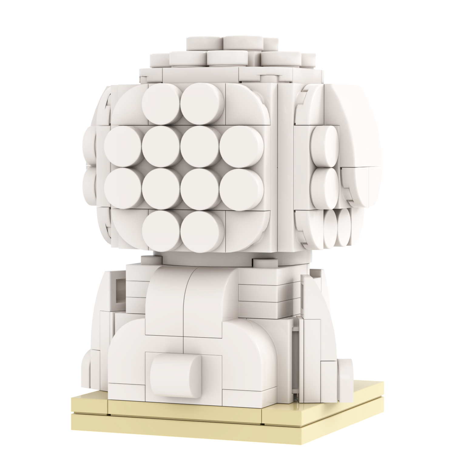 MOC7227 Bichon Frise 178Pcs Square Head Bricks Animal  Series Collect Assemble Educational DIY Model Building Blocks for Children Gift Toys