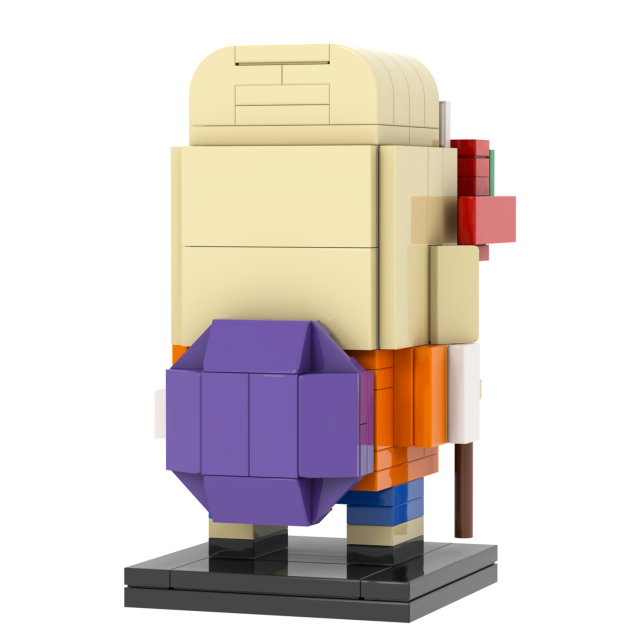 MOC7160 Dragon Ball Z Anime Cartoon Master Roshi 143Pcs Square Head Bricks Assemble Educational Building Blocks Kids Gift Toys