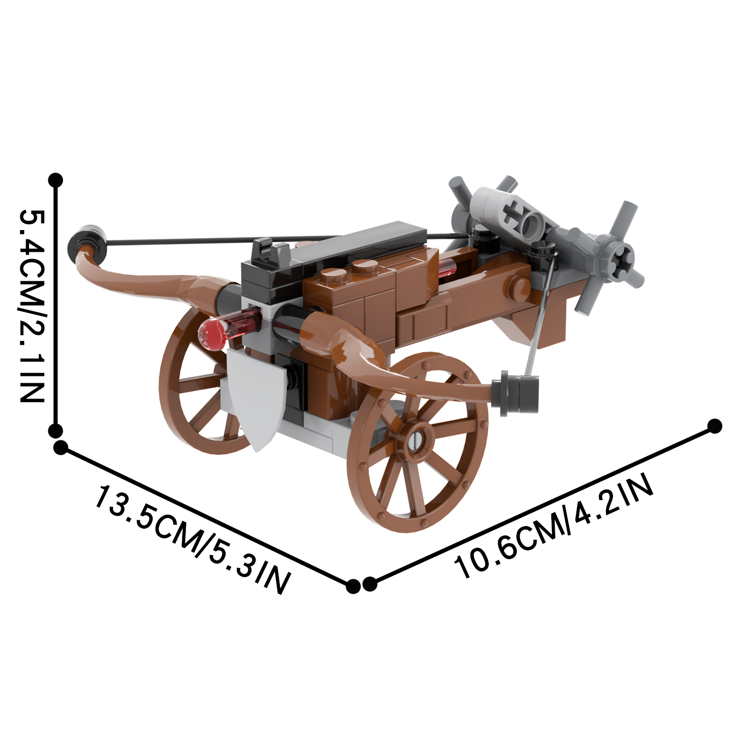 MOC5041 Lego Medieval wars Crosscar carriage military toys soldiers army building blocks sets Toys for kids