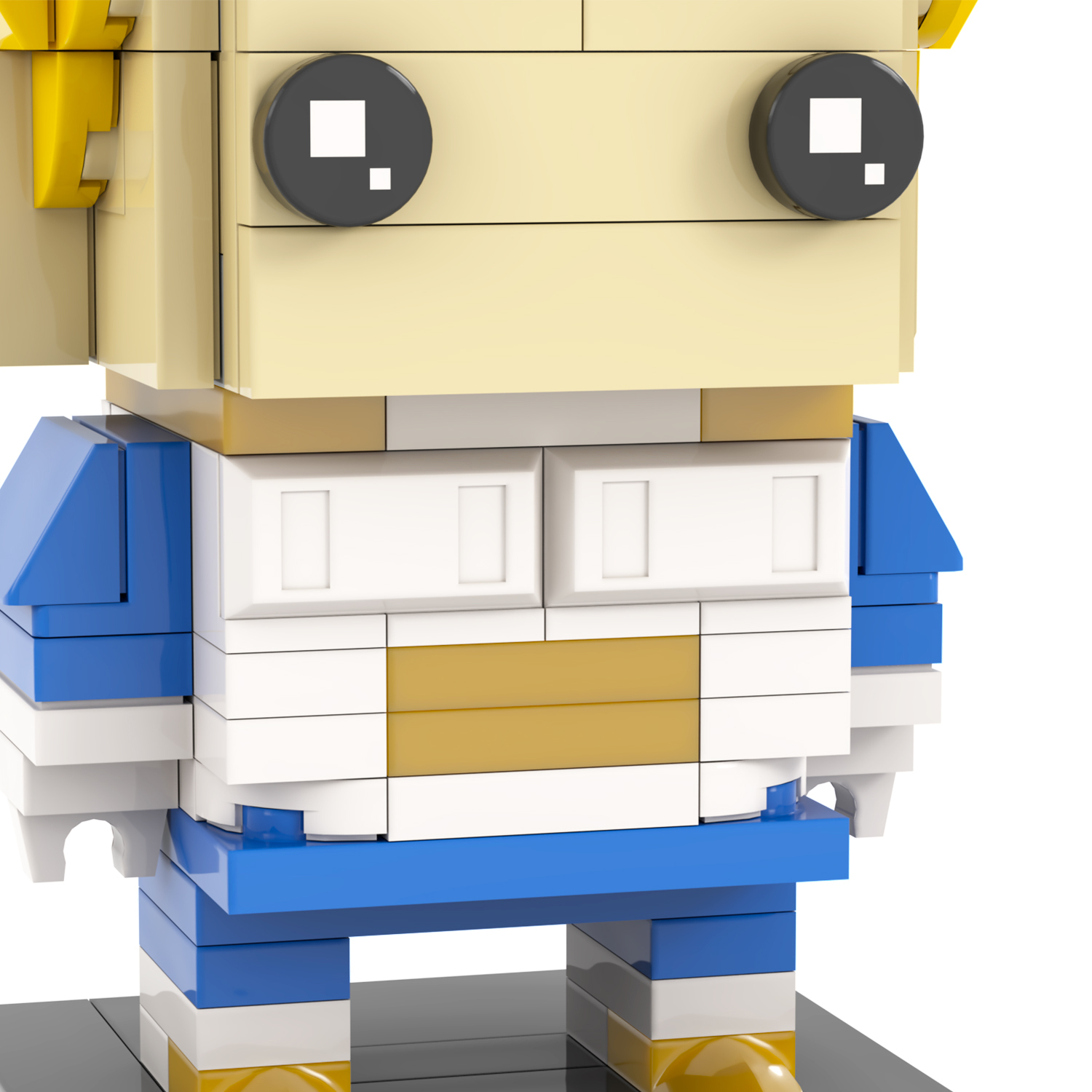 MOC7153 Dragon Ball Z Anime Character Vegeta IV 201Pcs Square Head Bricks Assemble Plastic Collect Educational Building Blocks Kids Gift Toys