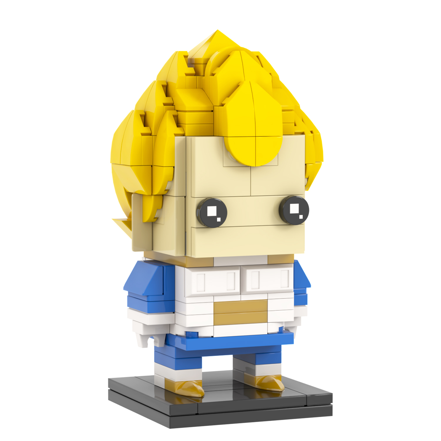 MOC7153 Dragon Ball Z Anime Character Vegeta IV 201Pcs Square Head Bricks Assemble Plastic Collect Educational Building Blocks Kids Gift Toys