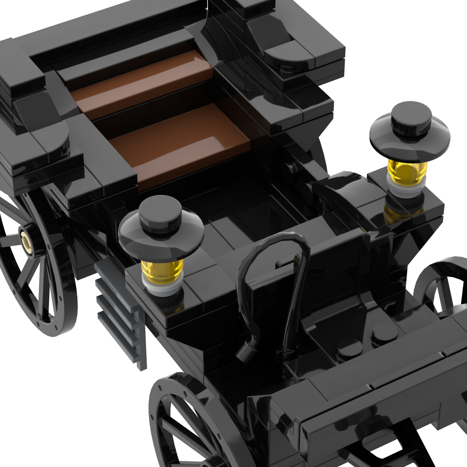 MOC5039 Lego Medieval wars black carriage military toys soldiers army building blocks sets Toys for kids