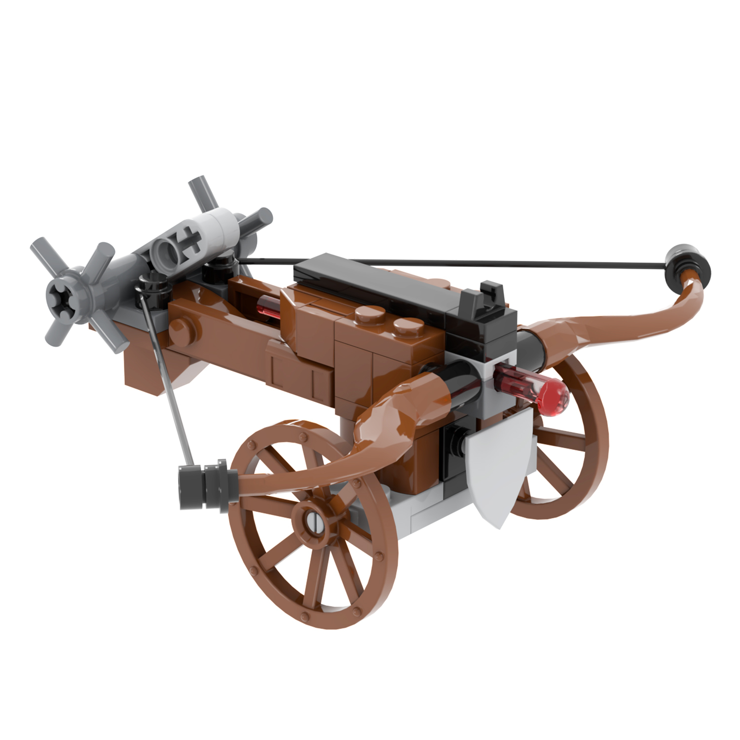 MOC5041 Lego Medieval wars Crosscar carriage military toys soldiers army building blocks sets Toys for kids