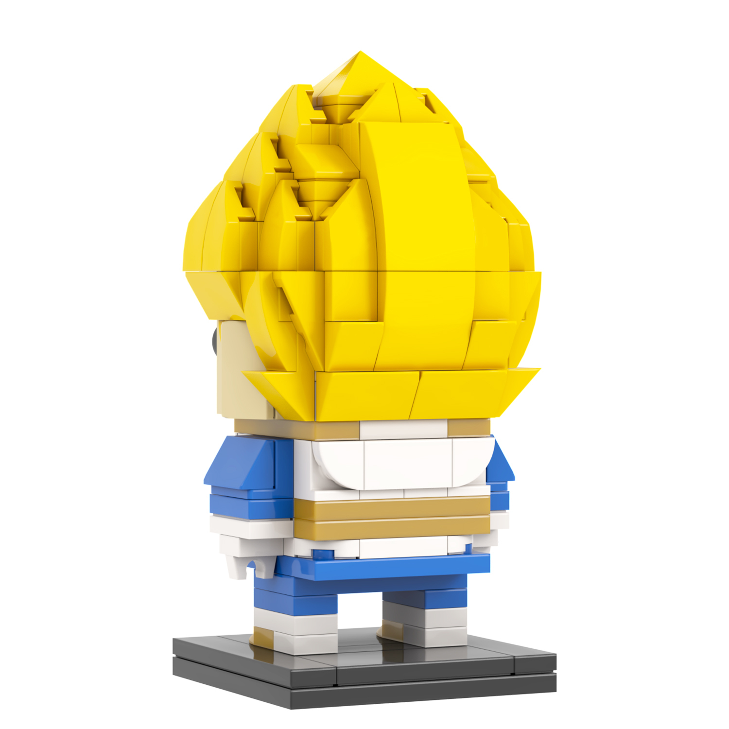 MOC7153 Dragon Ball Z Anime Character Vegeta IV 201Pcs Square Head Bricks Assemble Plastic Collect Educational Building Blocks Kids Gift Toys