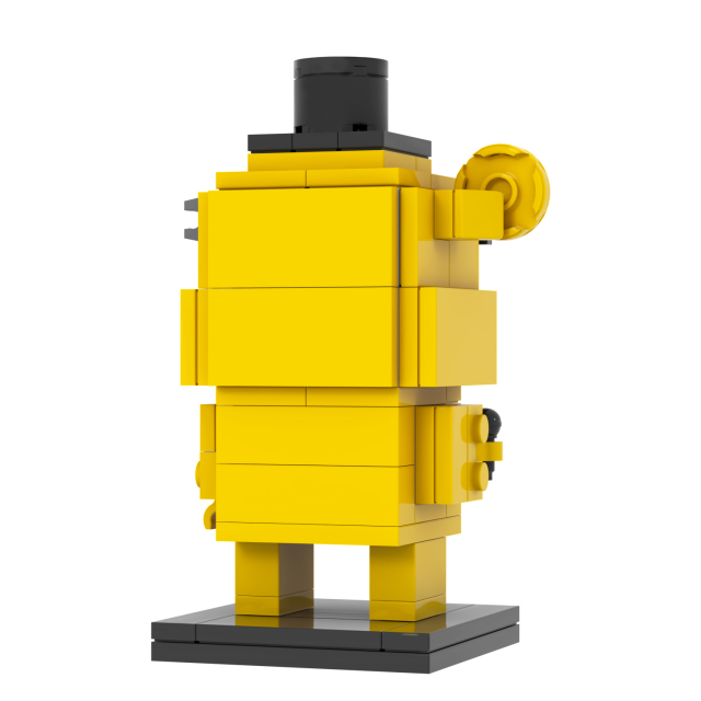 MOC7147 Five Night At Freddy Game Character MOOXI Horror Figure Golden Freddy 107Pcs HeadzBricks DIY Building Block Kids Toys For Children Birthday Gift