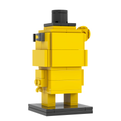MOC7147 Five Night At Freddy Game Character MOOXI Horror Figure Golden Freddy 107Pcs HeadzBricks DIY Building Block Kids Toys For Children Birthday Gift