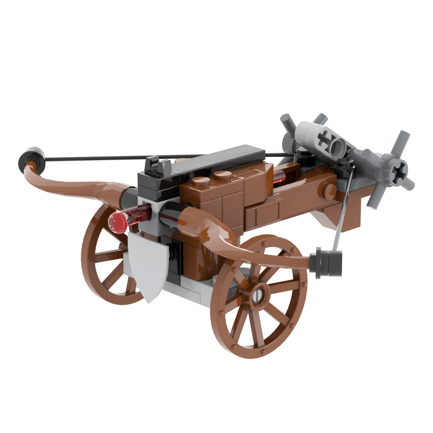 MOC5041 Lego Medieval wars Crosscar carriage military toys soldiers army building blocks sets Toys for kids