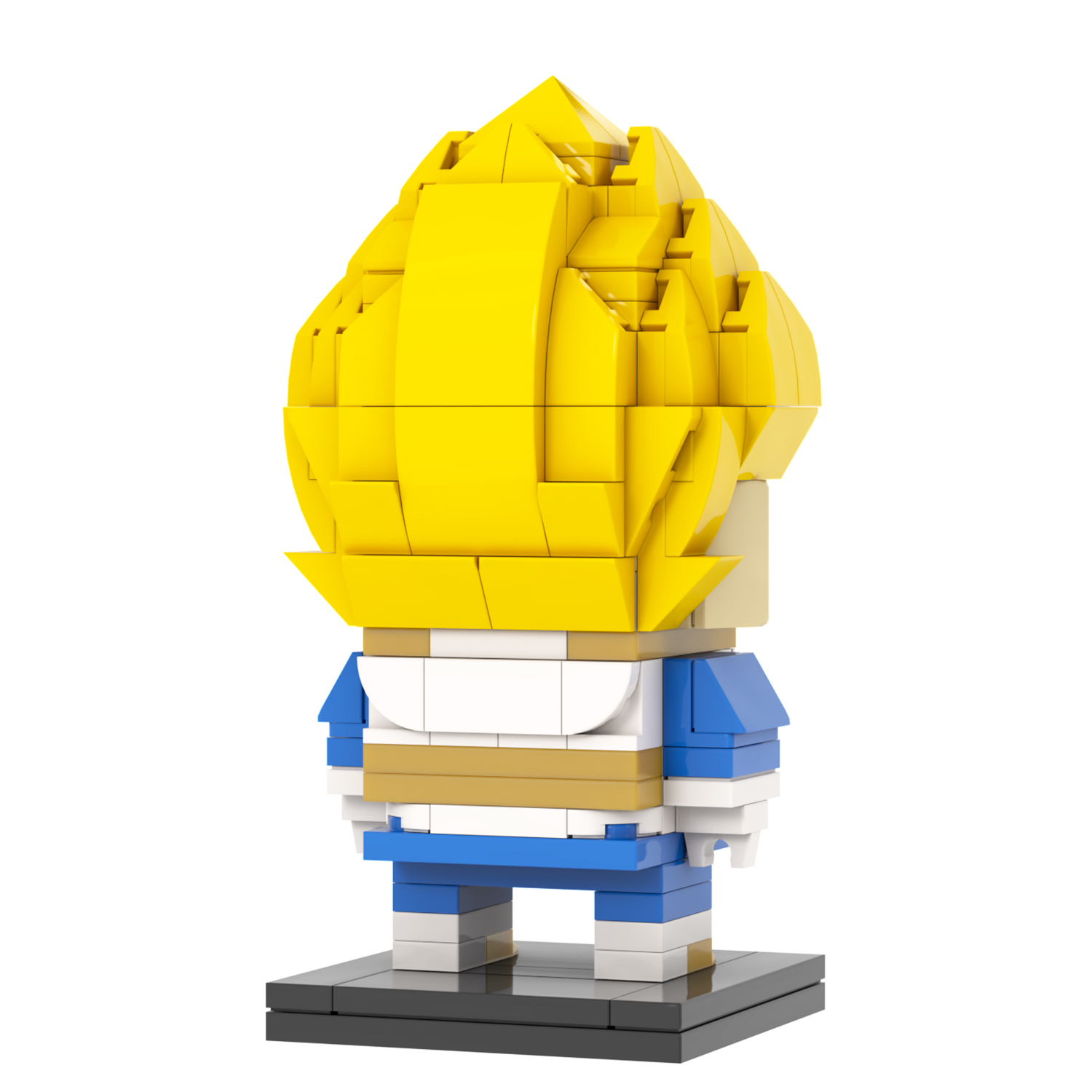 MOC7153 Dragon Ball Z Anime Character Vegeta IV 201Pcs Square Head Bricks Assemble Plastic Collect Educational Building Blocks Kids Gift Toys