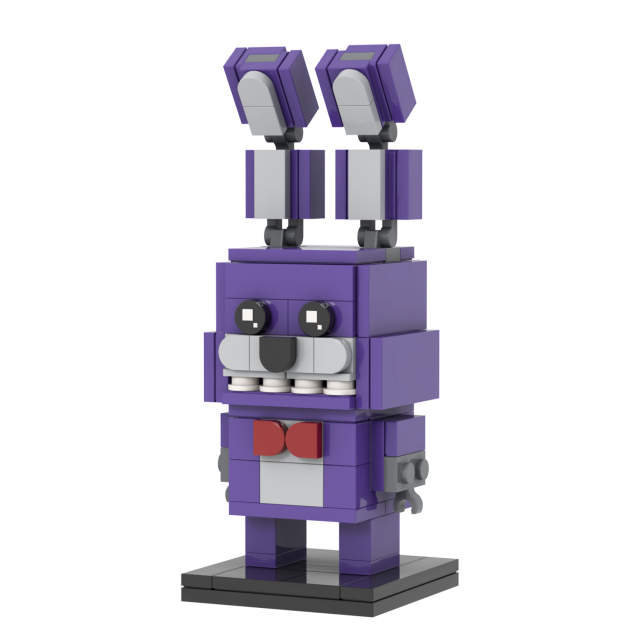 MOC7144 MOOXI Horror Game Figure 115Pcs Bonnie Bricks Toy Bear Five Night At Freddy BrickHeadsed DIY Building Block Kids Toys For Children Birthday Gift