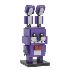 MOC7144 MOOXI Horror Game Figure 115Pcs Bonnie Bricks Toy Bear Five Night At Freddy BrickHeadsed DIY Building Block Kids Toys For Children Birthday Gift
