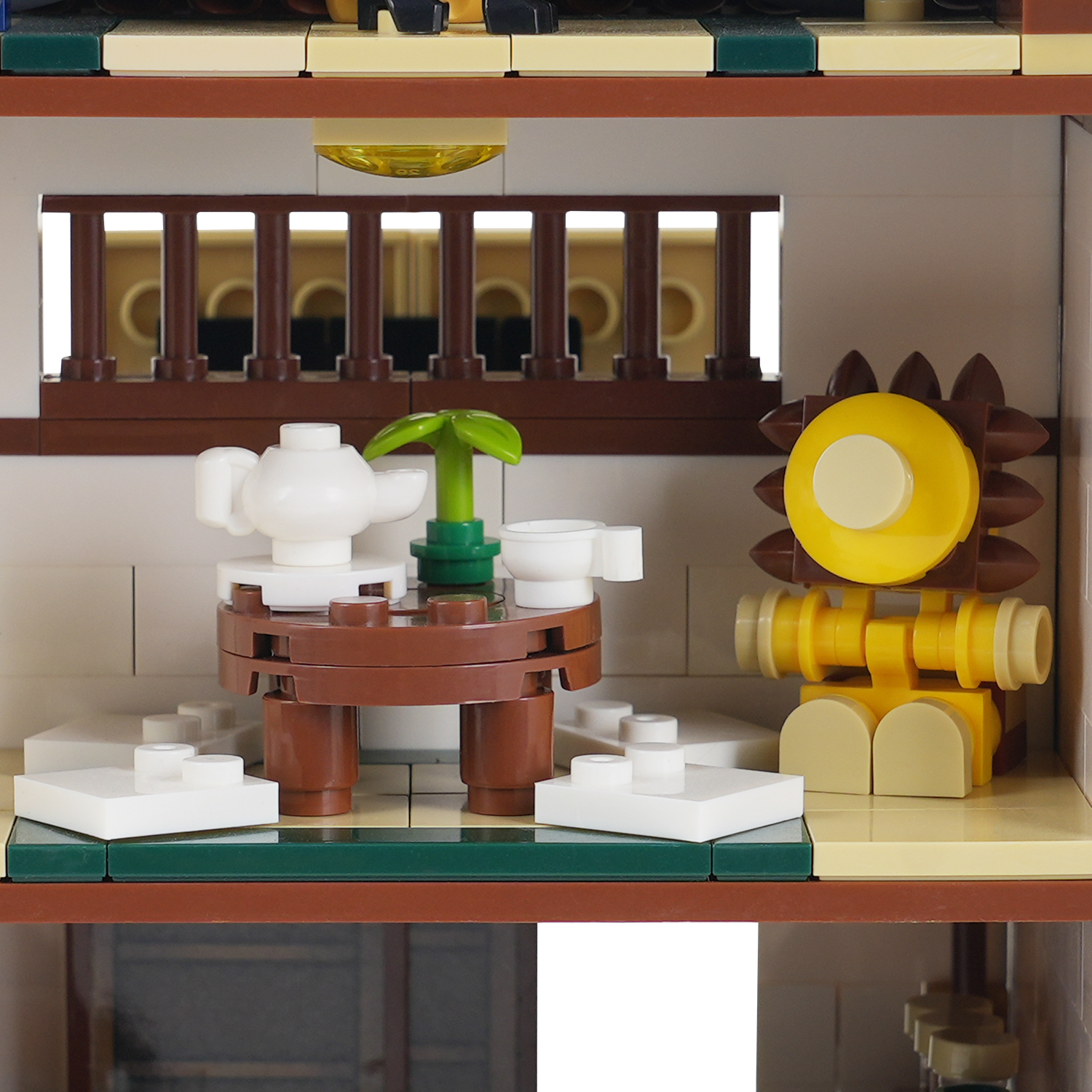 MOC1408 Anime Urahara Store Architecture Building Blocks Creative BLEACH Urahara Kisuke Shop Model Assembly Toys For Kids