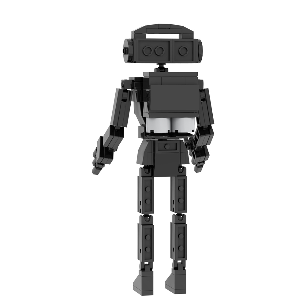 MOC1377 Skibidi Toilet Female Voice Person MOC Bricks DIY Gifts ABS Building Blocks Educational Toys For Children