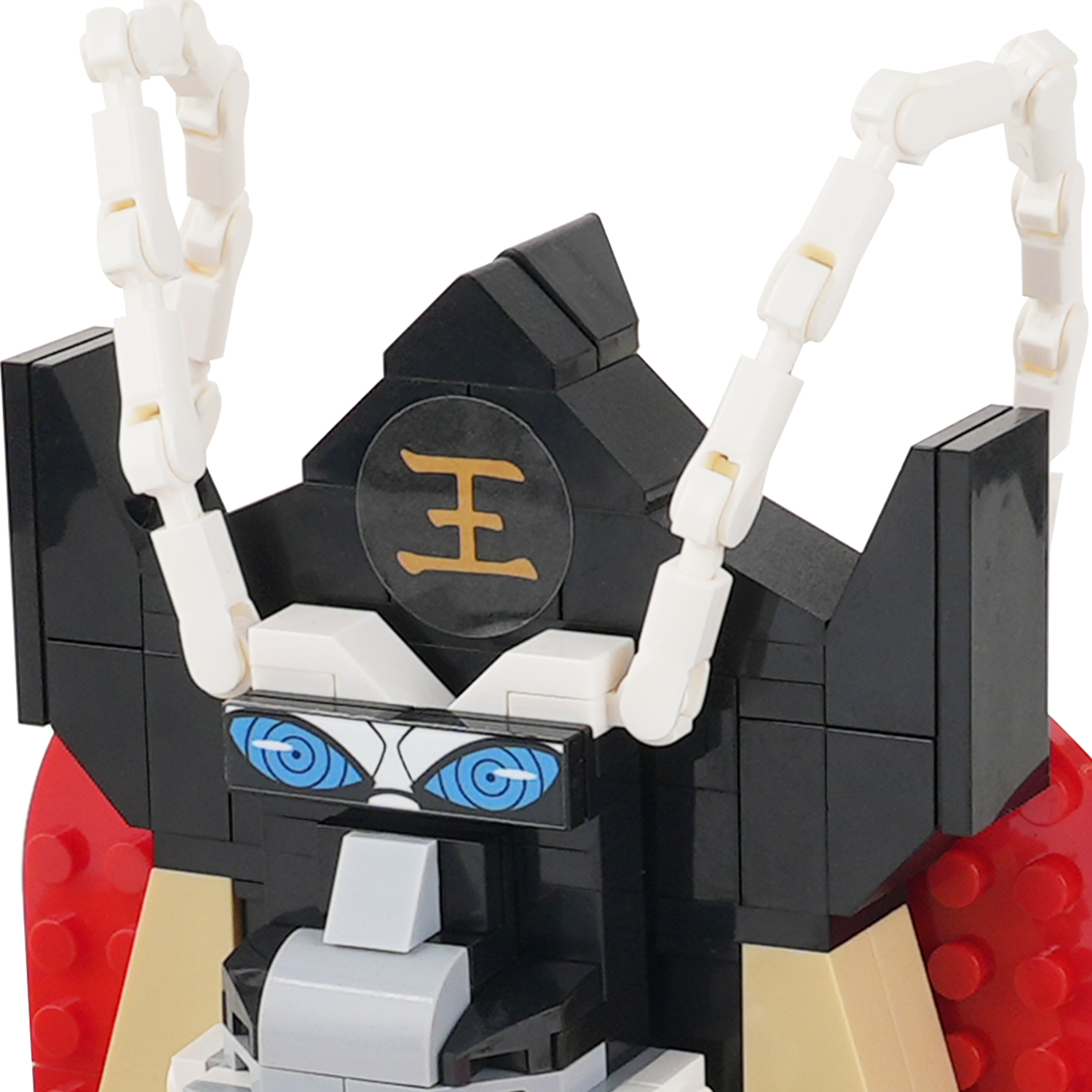 MOC1400 The Art Of Metempsychosis Yama Model Building Blocks Creative Anime Ninjutsu Scene Assembly Bricks DIY Kids Gift Toys