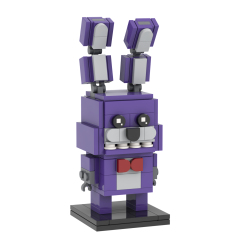 MOC7144 MOOXI Horror Game Figure 115Pcs Bonnie Bricks Toy Bear Five Night At Freddy BrickHeadsed DIY Building Block Kids Toys For Children Birthday Gift