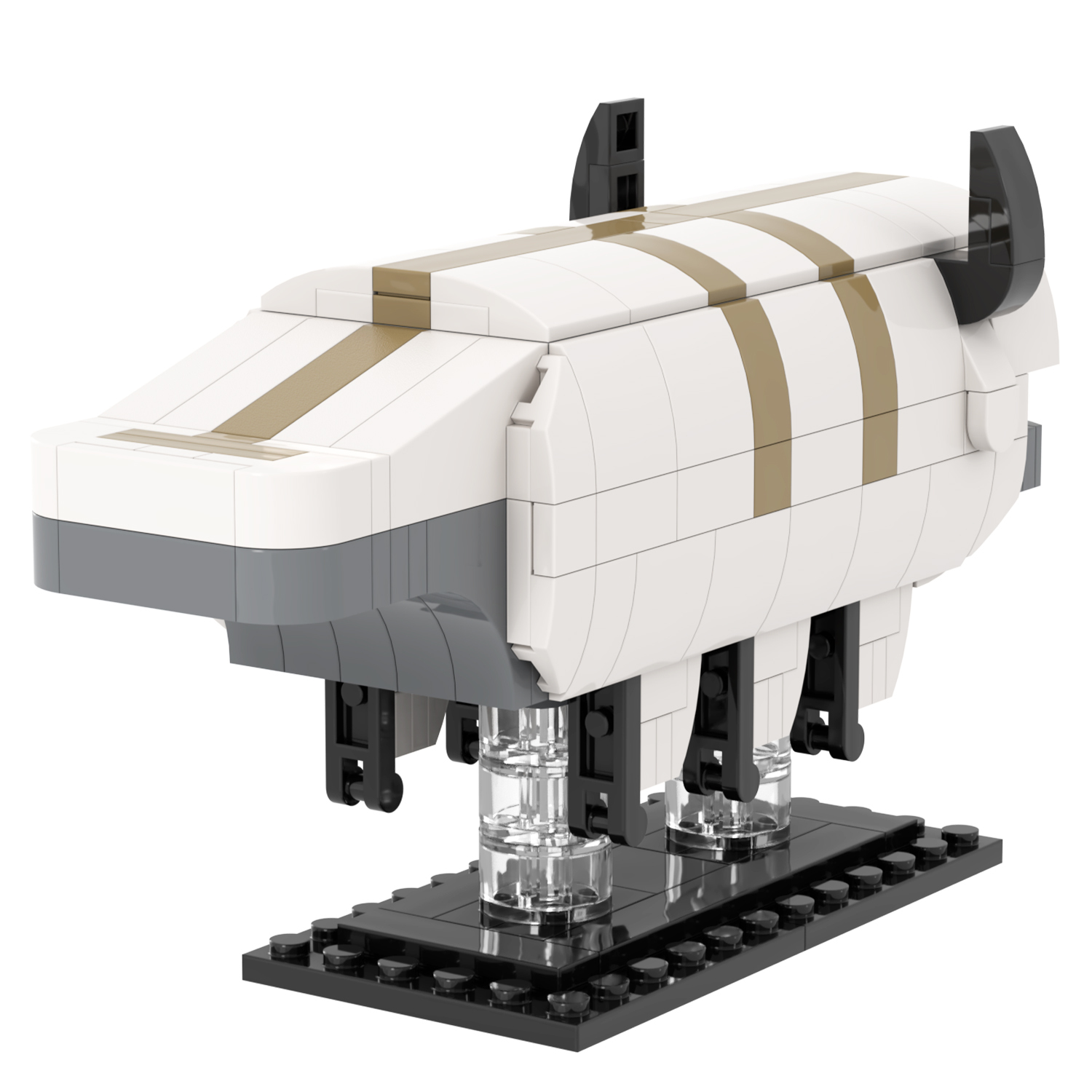 MOC7140 Avatar The Last Airbender Anime Character Appa 280Pcs Square Head Bricks Educational Assemble Model Building Blocks Kids Gift Toys