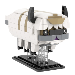 MOC7140 Avatar The Last Airbender Anime Character Appa 280Pcs Square Head Bricks Educational Assemble Model Building Blocks Kids Gift Toys