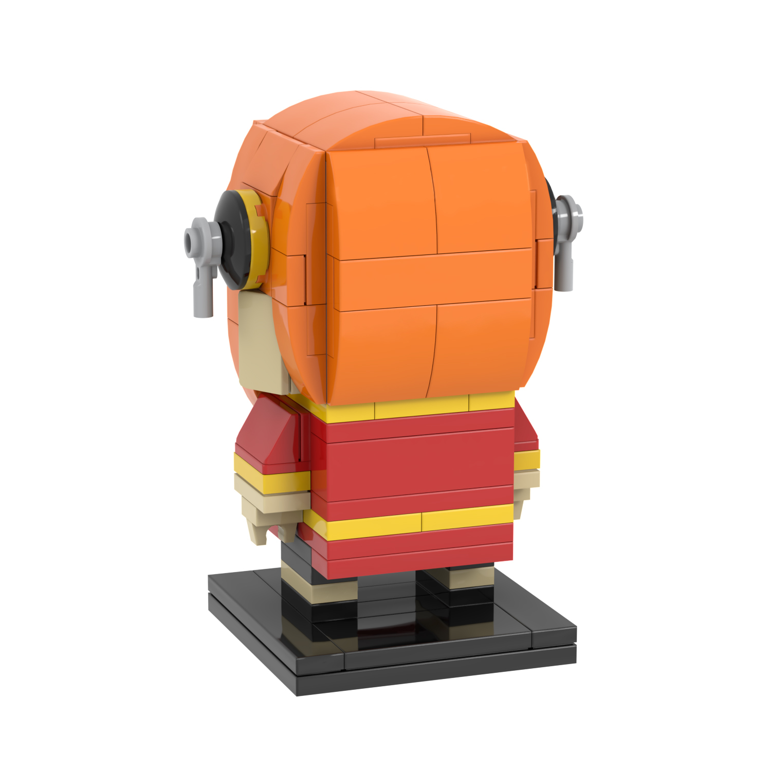 MOC7122 Kagura 151Pcs Head Bricks Japanese Anime Gintama Bandai Namco Pictures Characters Education Assembles Model Building Blocks Kids Gift Toys