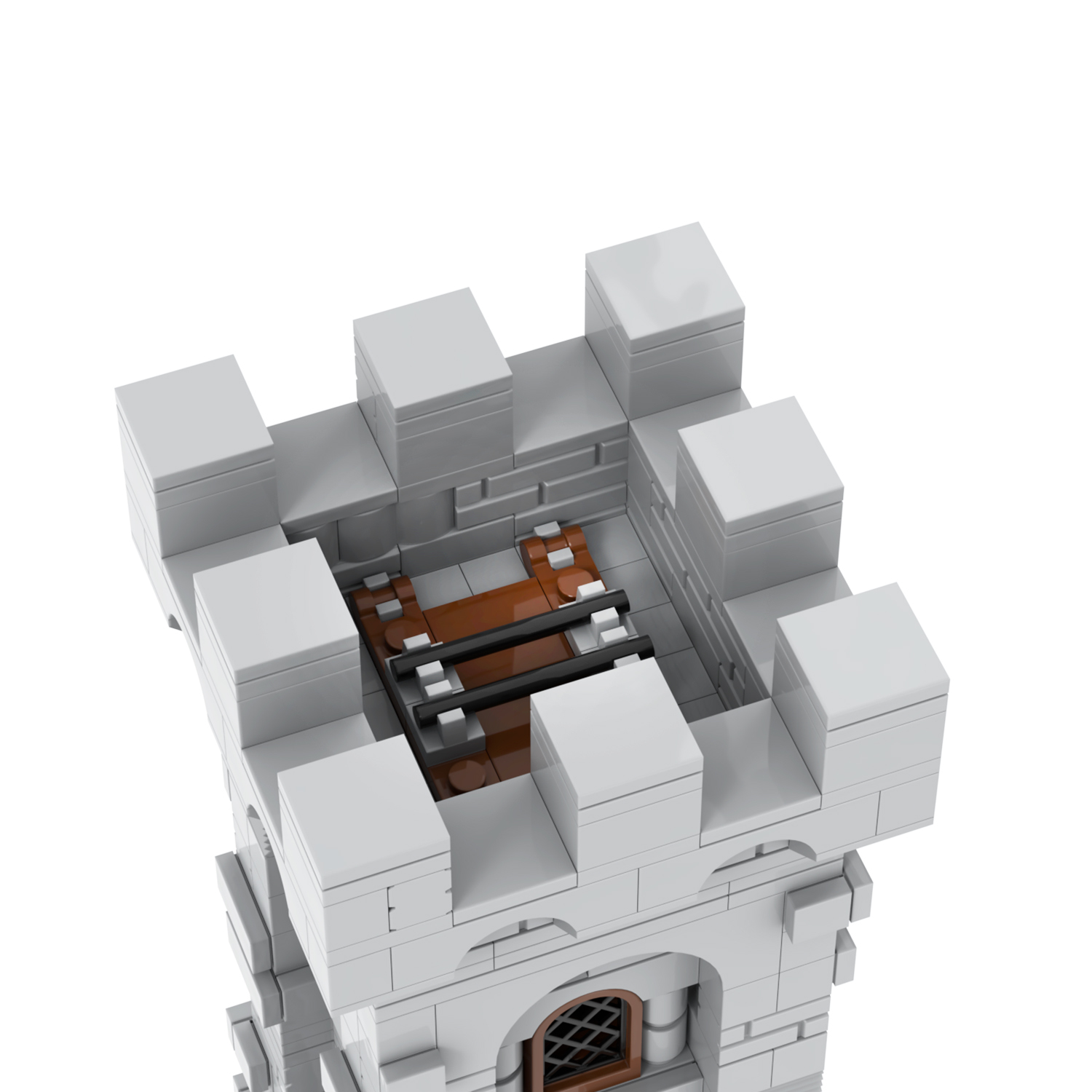 MOC5054 Lego Medieval tower building castle door military city wall fort fortress toys soldiers army building blocks sets Toys for kids
