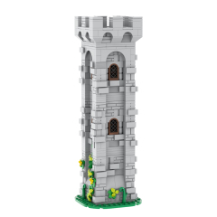 MOC5054 Lego Medieval tower building castle door military city wall fort fortress toys soldiers army building blocks sets Toys for kids