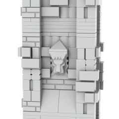 MOC5054 Lego Medieval tower building castle door military city wall fort fortress toys soldiers army building blocks sets Toys for kids