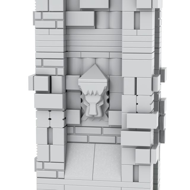 MOC5054 Lego Medieval tower building castle door military city wall fort fortress toys soldiers army building blocks sets Toys for kids