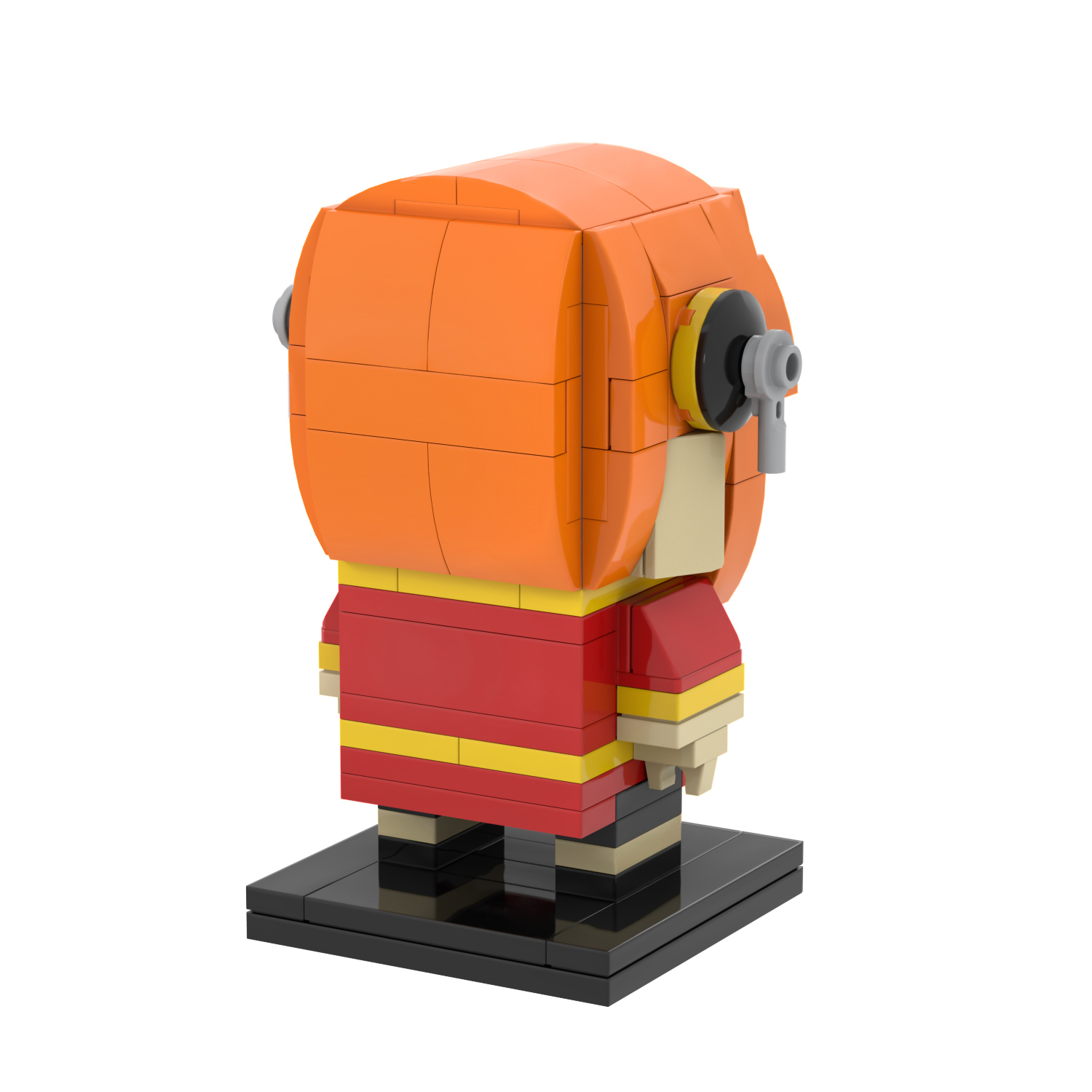 MOC7122 Kagura 151Pcs Head Bricks Japanese Anime Gintama Bandai Namco Pictures Characters Education Assembles Model Building Blocks Kids Gift Toys
