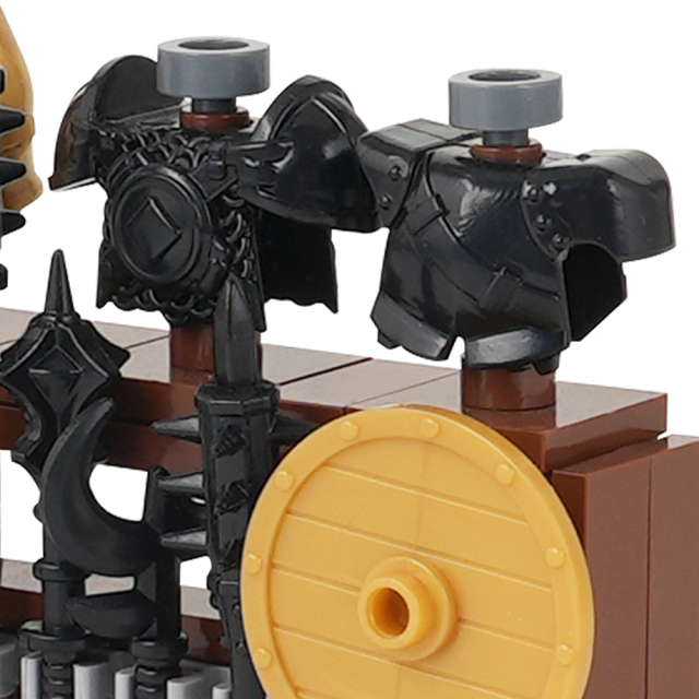 MOC5063-B Lego Medieval Weapon rack military city wall fort fortress toys soldiers army building blocks sets Toys for kids